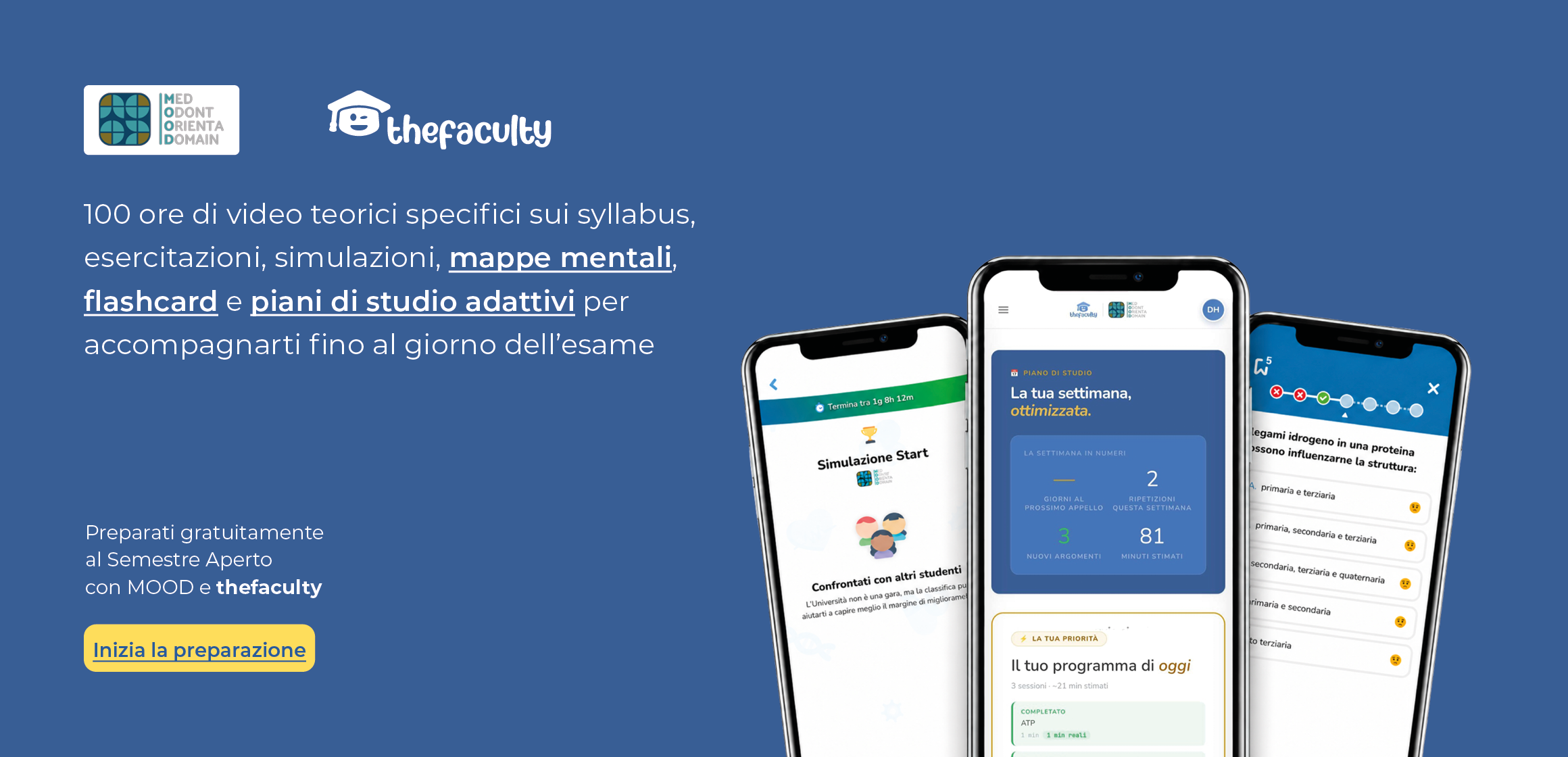 Inizia la preparazione - Semestre Aperto